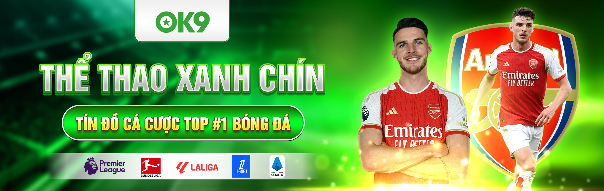 Banner Thể Thao Xanh Chín Ok9