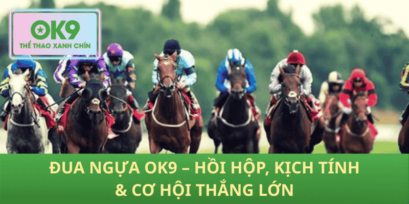 Đua Ngựa OK9 – Hồi Hộp, Kịch Tính & Cơ Hội Thắng Lớn